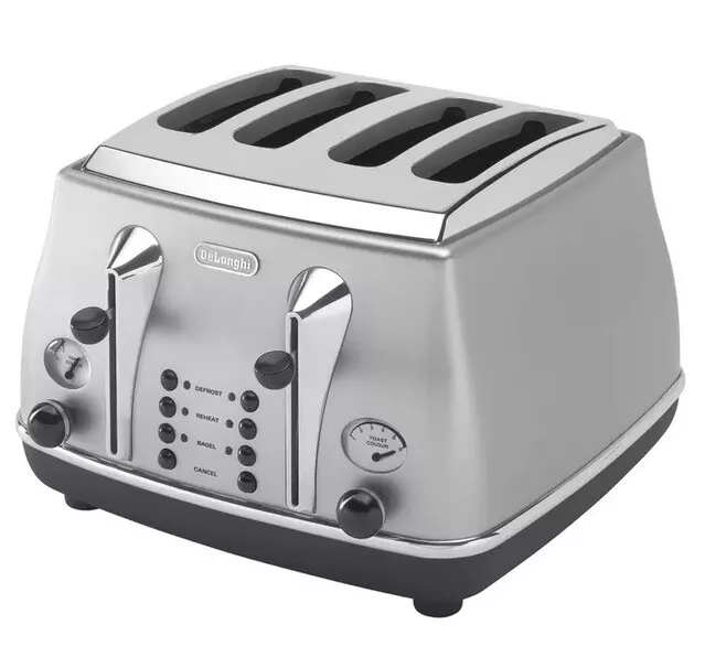 DeLonghi CTOC4003AZ 4 Slice Toaster Azure