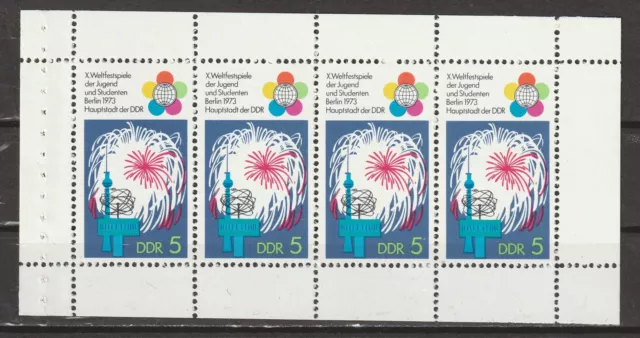 Briefmarken---DDR---1973---Postfrisch---Mi  1862----- Markenheftchenblatt------