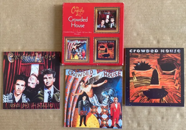 Crowded House-The Originals 1995 CD BOXSET-Crowded House/Temple Low Men/Woodface