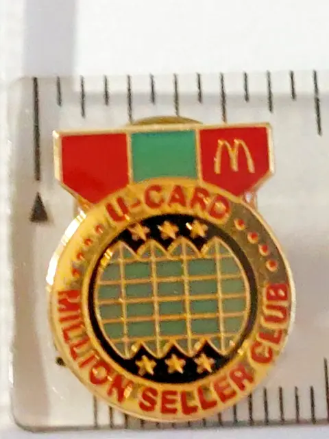 McDonald's U-CARD MILLION SELLER CLUB Lapel Pin (050923)