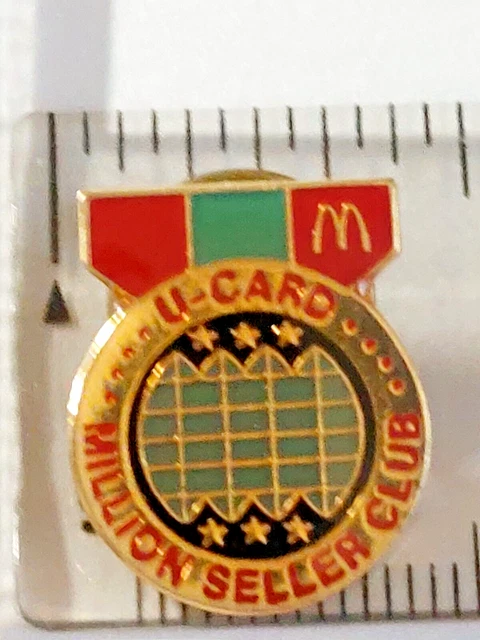 McDonald's U-CARD MILLION SELLER CLUB Lapel Pin (050923)