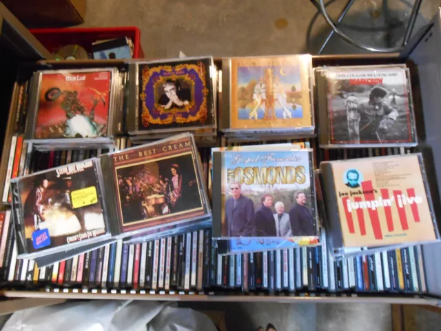 NEW LISTING  most $2 each CD LOT 70s 80s 90s + Classic Rock Pop Indie Alt U Pick