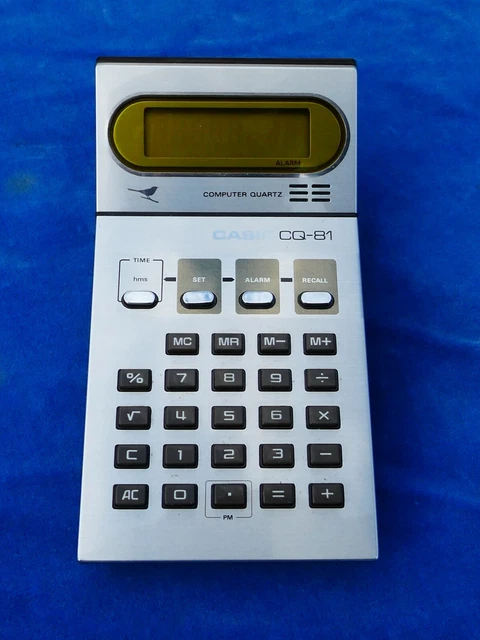 Calculatrice Horloge Musicale Casio ML-82 Vintage Années 80 - Rare Pour Collectionneurs