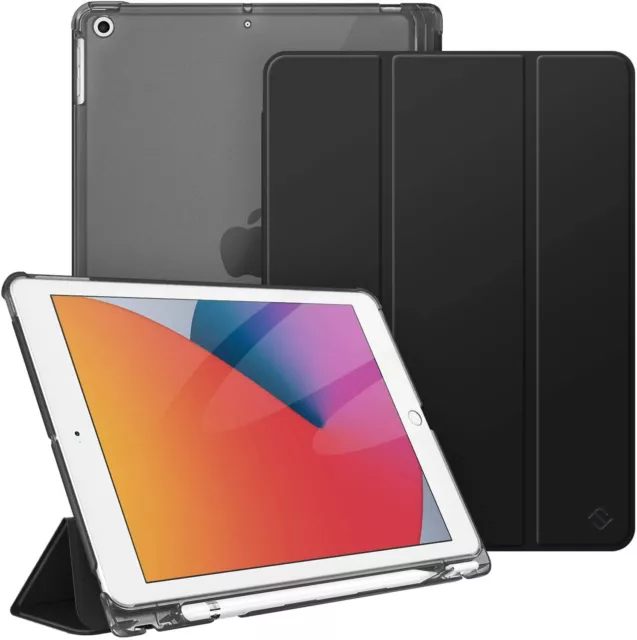 Funda Tablet Para Apple New Ipad 9.7" 2017 5ª Generacion Negra Soporte Lapiz