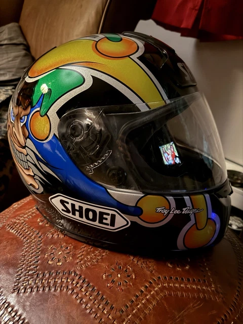 SHOEI TROY LEE DESIGNS F1 Used Motorcycle Helmet Fighter