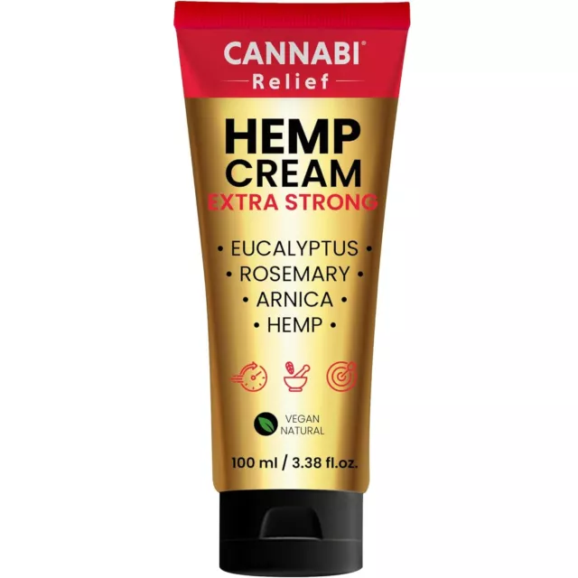 HANFCREME / Hemp Cream Extra Strong 100 ml | Joint & Muscle Premium Ultra Conce.