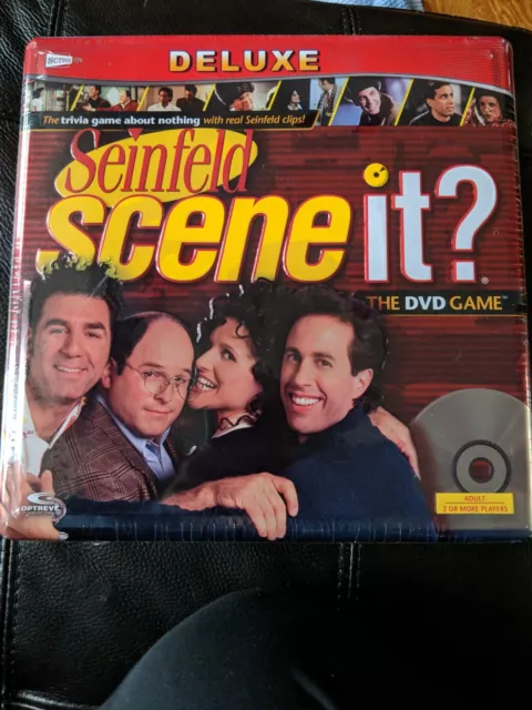 NEW Seinfeld Scene It? DELUXE Edition Board DVD Game Trivia TIN BOX