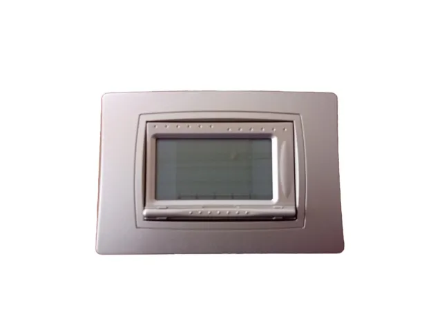 Thermostat Programmable Encastrable ORIEME SENSO I - Écran Tactile Argent Pour