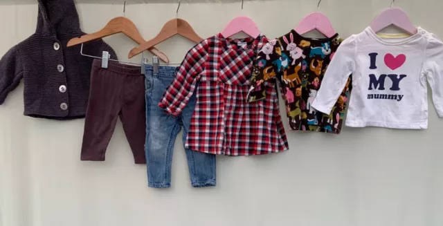 Pacchetto vestiti per ragazze età 3-6 mesi cura della madre H&M