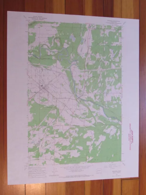 McKenna Washington 1966 Original Vintage USGS Topo Map