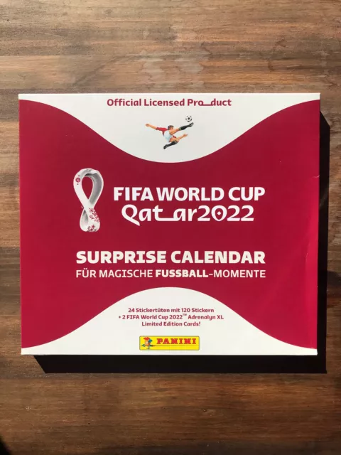 Surprise Calendar Mundial Qatar 2022 Panini (Sin abrir) Colección