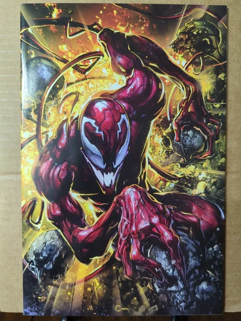 Web of Venom Funeral Pyre #1 2019 NYCC Clayton Crain Virgin Variant Exclusive