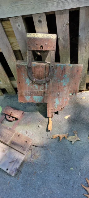 Antique Vintage Sliding Barn Door Hanger hardware 3