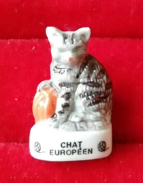 Fève de Collection  CHAT EUROPEEN