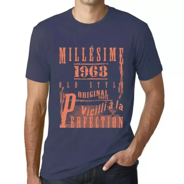 ULTRABASIC Homme Tee-Shirt Millésime Vieilli À La Perfection 1968 Millésime