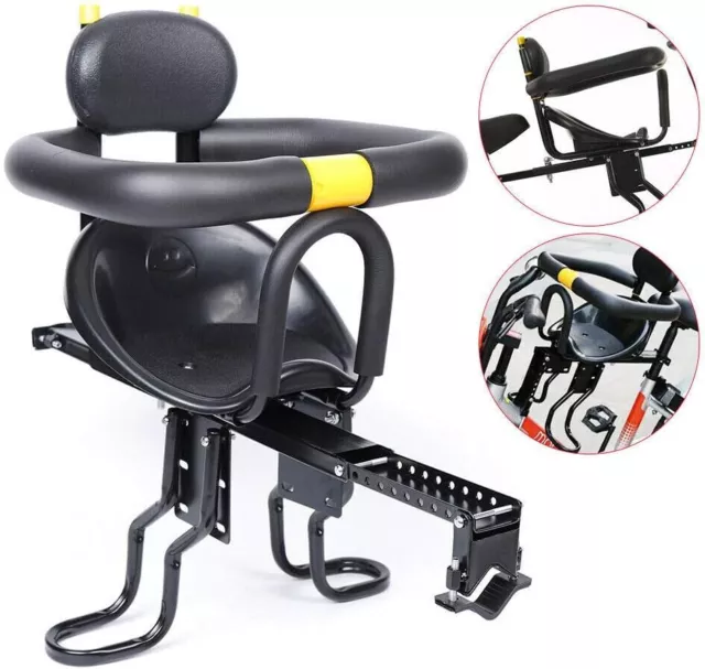 Child Bicycle Seat Toddler Baby Kids Bike Seat Safety Carrier for Adult Bike