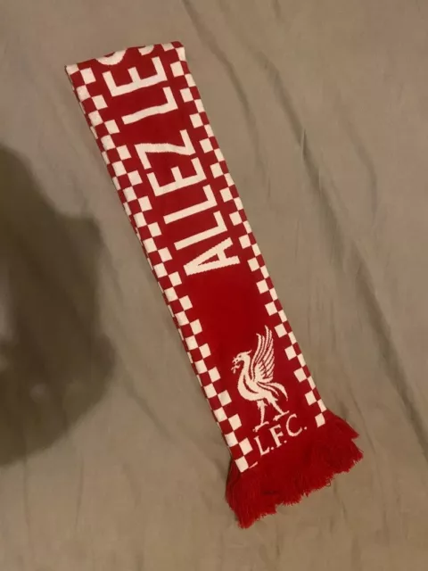 AUTHENTIC Liverpool FC Champions League Final Scarf - ALLEZ LEZ ROUGES