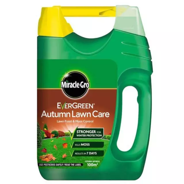 Scotts Miracle-Gro Evergreen Autumn Lawn Feed Spreader 100m2 3.5kg