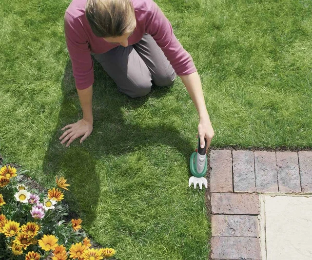 BOSCH HOME AND Garden ISIO Akku Grasschere Rasenschere 80mm mit