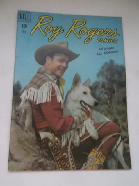 DELL: ROY ROGERS Comics #25, With Trigger's Backup Story, 1950, Fn (6.0 ...