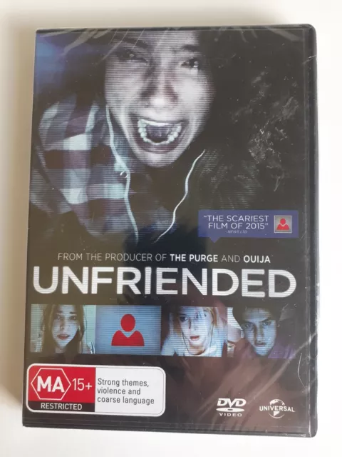 UNFRIENDED DVD 2014 Like New Region 2 4 5 FREE POST Shelley