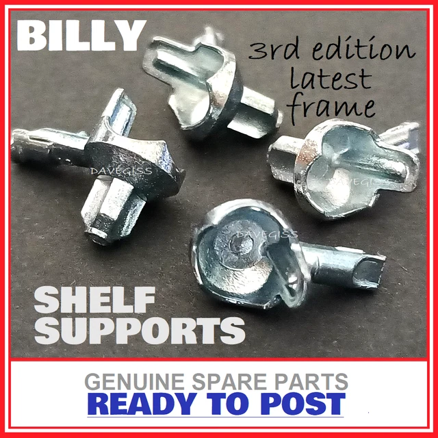 IKEA BILLY BOOKCASE 131372 Shelf Support Fixings Brand New Original