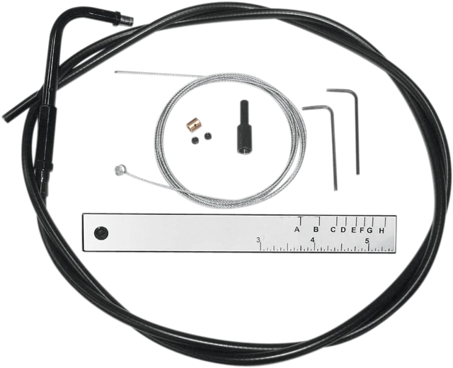 Magnum BYO Build Your Own Throttle/Idle Cable Kit 493529 Black Vinyl