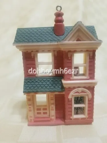 Hallmark 1984 Victorian Dollhouse Nostalgic Houses Shops Ornament no box