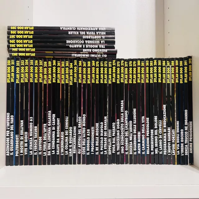 Dylan Dog 250/299 Sequenza Completa Prima Edizione Fumetti Bonelli 1^ Lotto Sbe