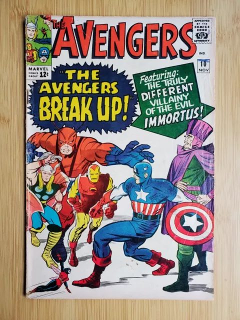 Avengers #10 1st App of Immortus (Kang) Marvel 1964 Very Good Shape