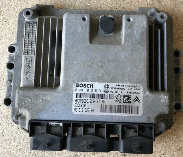 Calculateur Moteur Peugeot 307 1.6 HDI - EDC16C34 Décodé, Occasion