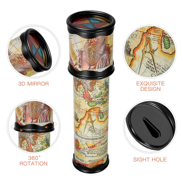 Lot De 12 Kaléidoscopes Rétro Pour Enfants - Jouet Éducatif Vintage - Cadeau Anniversaire Noël