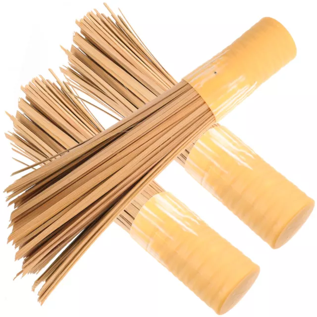 3 piezas cepillo de sartén inclinado de bambú accesorios wok cepillo de lavavajillas