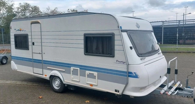 Hobby Prestige 495 UF * leicht * 4 Pers. * TÜV * Mover * Vorzelt