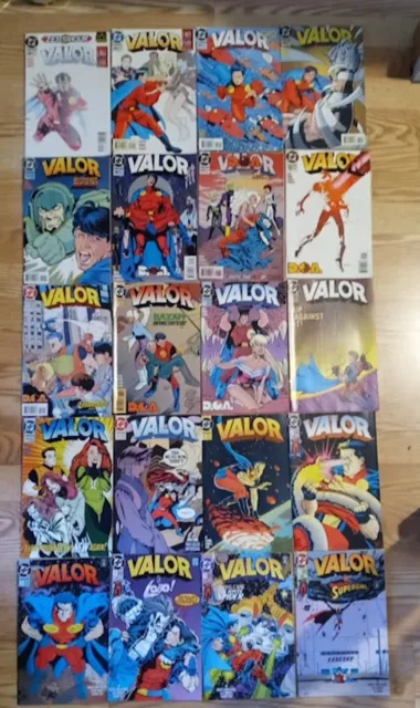 Valor #2 - 15, 17-23....X-Large Set of set of 20 DC Comics