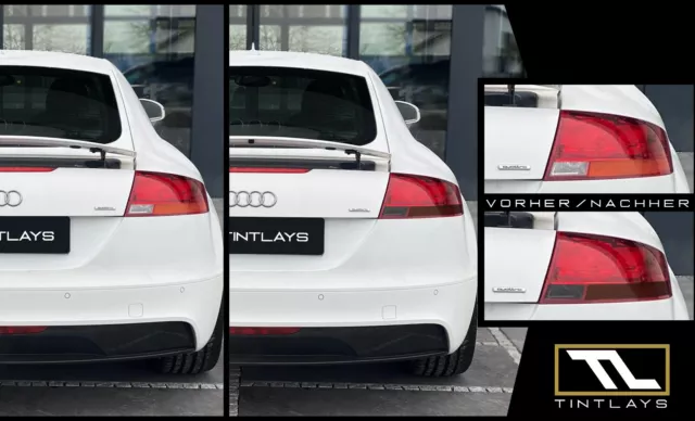 TINTLAYS passend für Audi TT 8J  Folie Folienset Sticker Rücklicht Reflektor