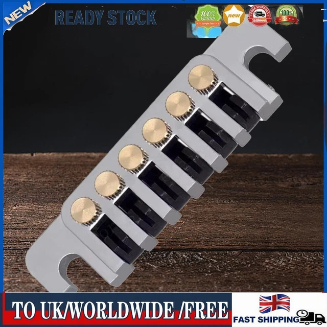 Bridge and Tailpiece Set with Studs and Inserts for LP SG ES EPI Electric Guitar