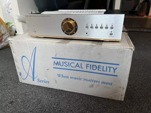 Musical Fidelity Amplifier A300 Dual Mono Integrated Amplifier With Original Box