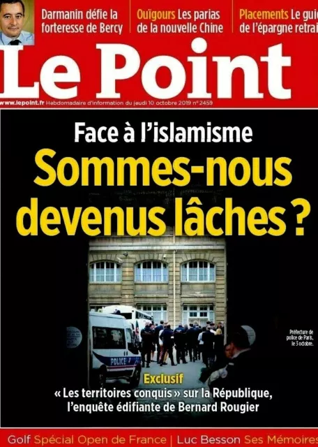 Le Point*10/10/2019**Neuf Sous Film****Face A L'islamisme***Zemmour***Microbiote