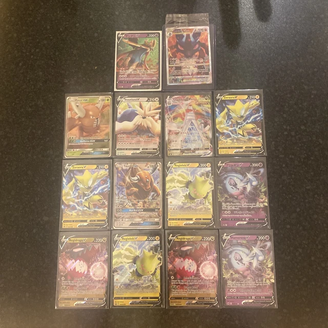 14x V Card GX Card and Vmax Bundle All Near Mint Condition Job lot sale