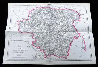 Clayton 1912 Mappa Antica Di Hampshire Clayton Court Durford Legno Rogate Collina Brow 