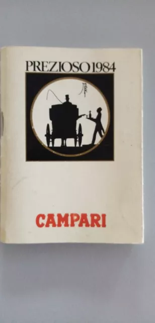 Campari Prezioso 1984 - glossarietto, ricette, cocktail, sigle e segnali 