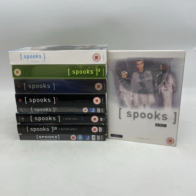 SPOOKS DVD COLLECTION. 1 to 10 Plus Code 9 And Greater Good £29.30