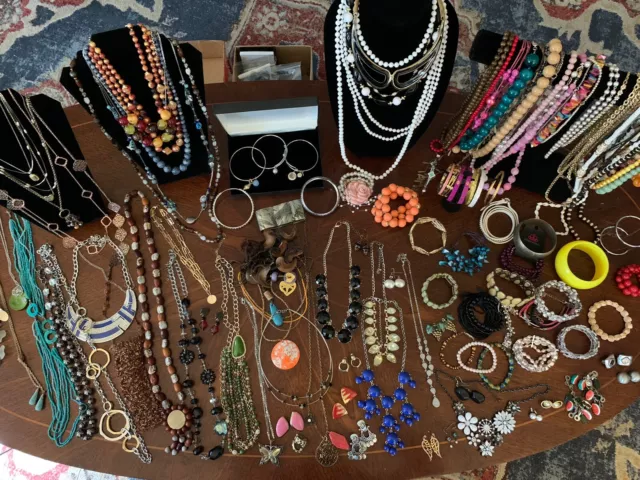 1/2 Pound Vintage To Modern FASHION JEWELRY Lot All Wearable!!