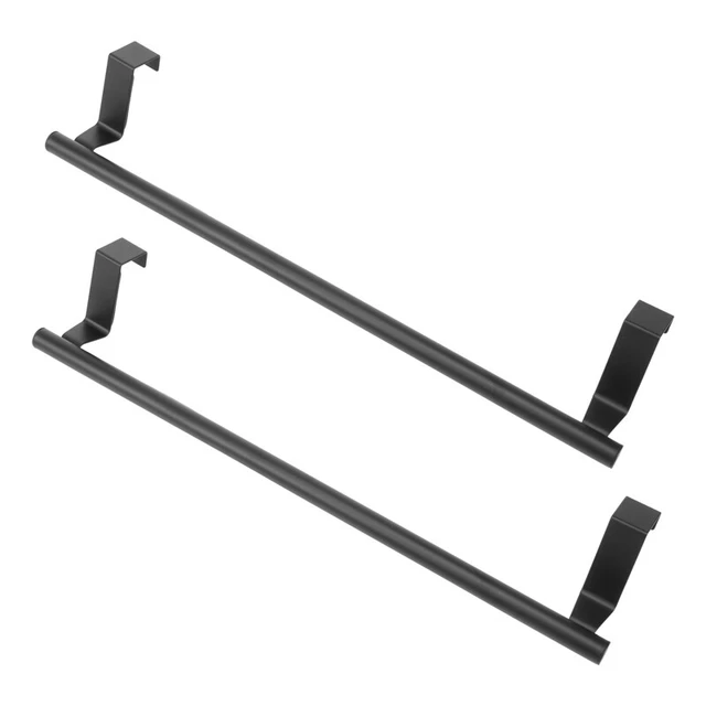 Over the Door Towel Rack, Kitchen Towel Holder, over Cabinet Towel Bar, Matte B