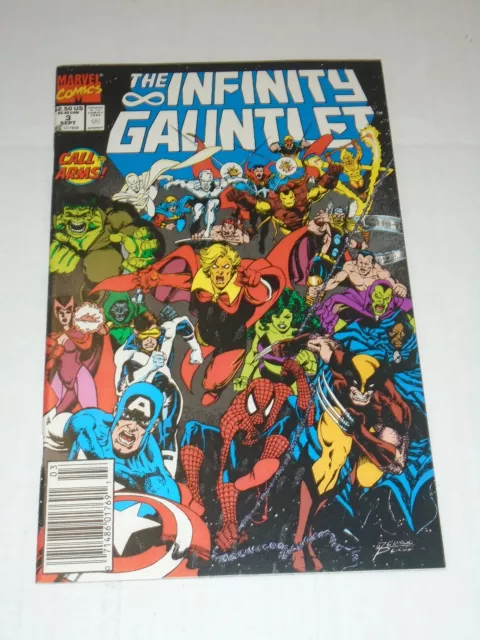 INFINITY GAUNTLET #3 (1991) Warlock, Silver Surfer, Jim Starlin, George Perez