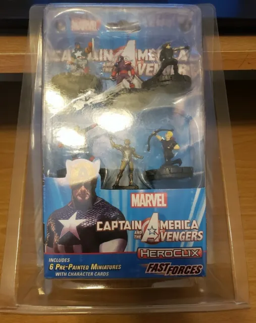 Marvel Heroclix: Captain America & the Avengers Fast Forces (sealed, brand new)