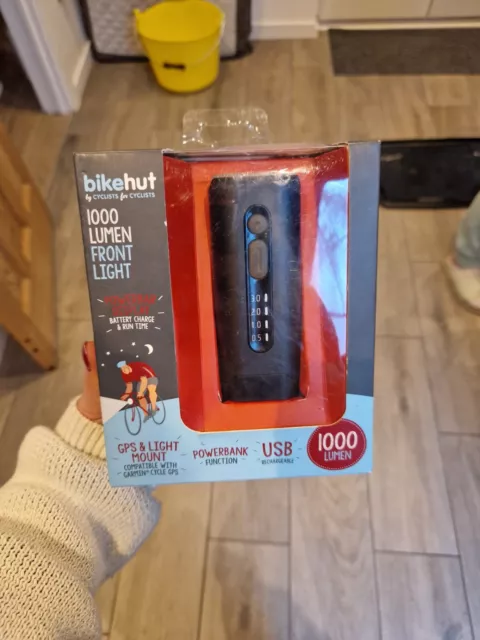 Bikehut 1000 lumen inspirant front light