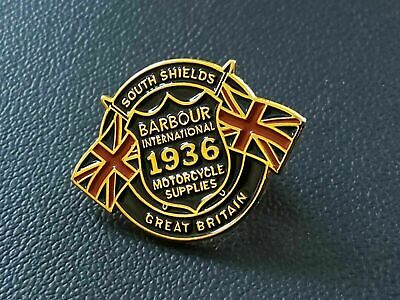 A Rare Limited Edition  Hard Enamel Barbour International Pin Badge