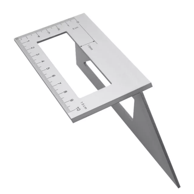 Regla de escribir carpintería 3D ángulo de mitra 45/90°